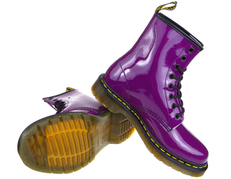 Dr. Martens 1460W Purple Violet Patent Lamper