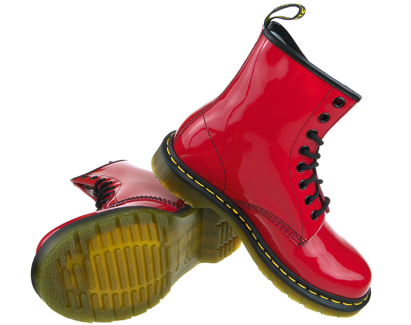 Dr. Martens 1460W Red Rouge Patent Lamper