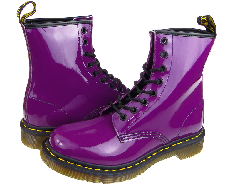 Dr. Martens 1460W Purple Violet Patent Lamper