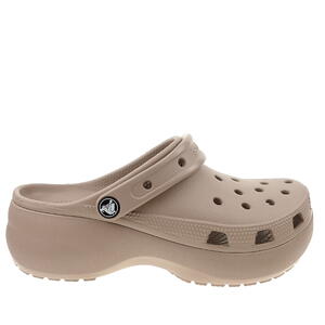 Klapki Crocs Classic Platform Clog W 206750-214 taupe