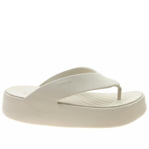 Japonki Crocs Getaway Platform Flip 209410-160 stucco