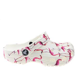 Klapki Crocs Classic Pool Party Clog 207826-1CW white/flamingo