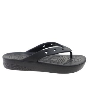 Japonki Crocs Classic Platform Flip 207714-001 black