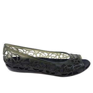 Balerinki Crocs Isabella Jelly Flat W 203285 czarny