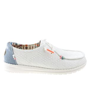 HeyDude 40054-1KF white crochet