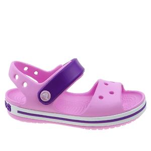 Sandały Crocs Crocband Sandal Kids 12856 różowy, fioletowy