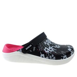 Klapki Crocs Literide Hyper Floral Clog 205848-97J floral/black