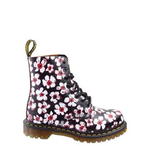 Dr. Martens 1460 Pascal Black+Red 26456002 Pansy Fayre