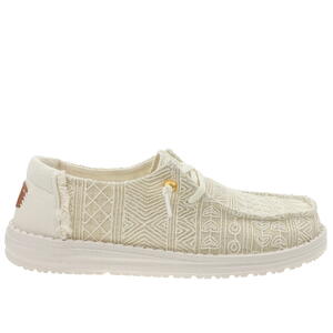 HeyDude 43112-19B white/gold
