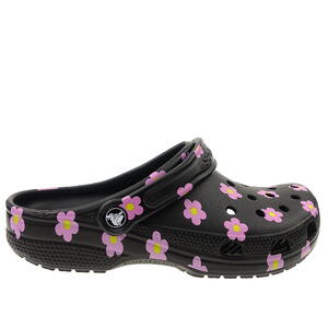 Klapki Crocs Classic Flower Clog 212677-001 black