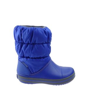 Śniegowce Crocs Winter Puff Boot Kids 14613-4BH cerulean blue/light grey