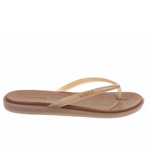 Japonki Crocs Miami Jelly Round Toe Flip 212014-2NO milk chocolate jelly