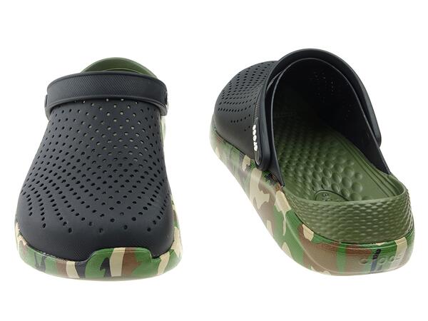 Crocs literide discount printed camo clog