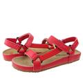 czerwone skórzane buty 07-0090-01-5-12-03 NIK - Giatoma Niccoli obuwie letnie NIK