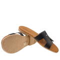 skórzane buty A015LEBLOBK062 Venezia Venezia A015LEBLOBK062 czarny