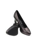 welurowe buty 22433 Tamaris Tamaris 22433 czarny, srebrny