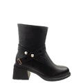 skórzane buty K7183-01/00-8 Maciejka botki damskie Maciejka