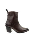 skórzane buty 60565 Lemar botki damskie Lemar