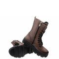 skórzane buty 493 Vacarro Vacarro 493 ciemnobeżowy