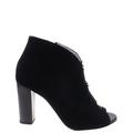 czarne welurowe buty 4792-136 Eksbut zewnętrzny profil