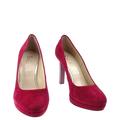 czerwone welurowe buty 9143-1432 Sala buty Sala sklep