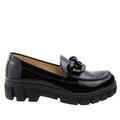 czarne buty 22085 Nessi mokasyny damskie Nessi