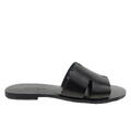 czarne skórzane buty 74008-51 Wojas klapki damskie wojas