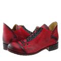 czerwone skórzane buty 04652-08 Maciejka obuwie damskie Maciejka