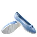 niebieskie nubukowe buty 05-0493-038 NIK - Giatoma Niccoli widoczna podeszwa i wewnętrzny profil