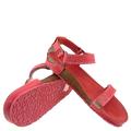czerwone nubukowe buty 07-0095-027 NIK - Giatoma Niccoli widoczna podeszwa i wewnętrzny profil