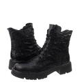 skórzane buty V442-00817-01BLA Venezia obuwie zimowe Venezia