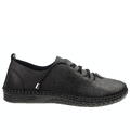 skórzane buty V465-01296-01BLA Venezia obuwie damskie Venezia