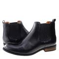 czarne skórzane buty 59204 Nessi botki nessi
