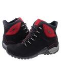 czarne nubukowe buty 08-0126-001 NIK - Giatoma Niccoli trekking nik buty