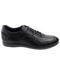 czarne skórzane buty 6057-51 Wojas zewnętrzny profil