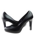 czarne skórzane buty 9143-08 Sala czółenka sala