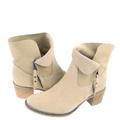 beżowe welurowe buty 5582-64 Wojas Buty Wojas