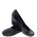 czarne skórzane buty Z6201K3 Ryłko widoczna podeszwa i wewnętrzny profil