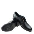 czarne skórzane buty 3PRB8 V Ryłko widoczna podeszwa i wewnętrzny profil
