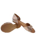 skórzane buty 06947-25/00-1 Maciejka Maciejka 6947-25 złoty