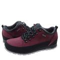 bordowe nubukowe buty 03-0866-15-3-13-03 NIK - Giatoma Niccoli lewy i prawy profil