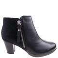 czarne skórzane buty  Tamaris buty Tamaris