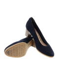 welurowe buty 22451-44 Tamaris Tamaris 22451-44 granatowy
