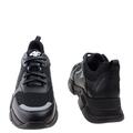 czarne skórzane i materiałowe buty OBDL254 4F buty 4F sklep