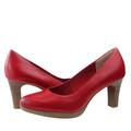 czerwone skórzane buty 22410 Tamaris obuwie damskie Tamaris