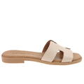 skórzane buty B053LEBEOBK110 Venezia klapki damskie Venezia