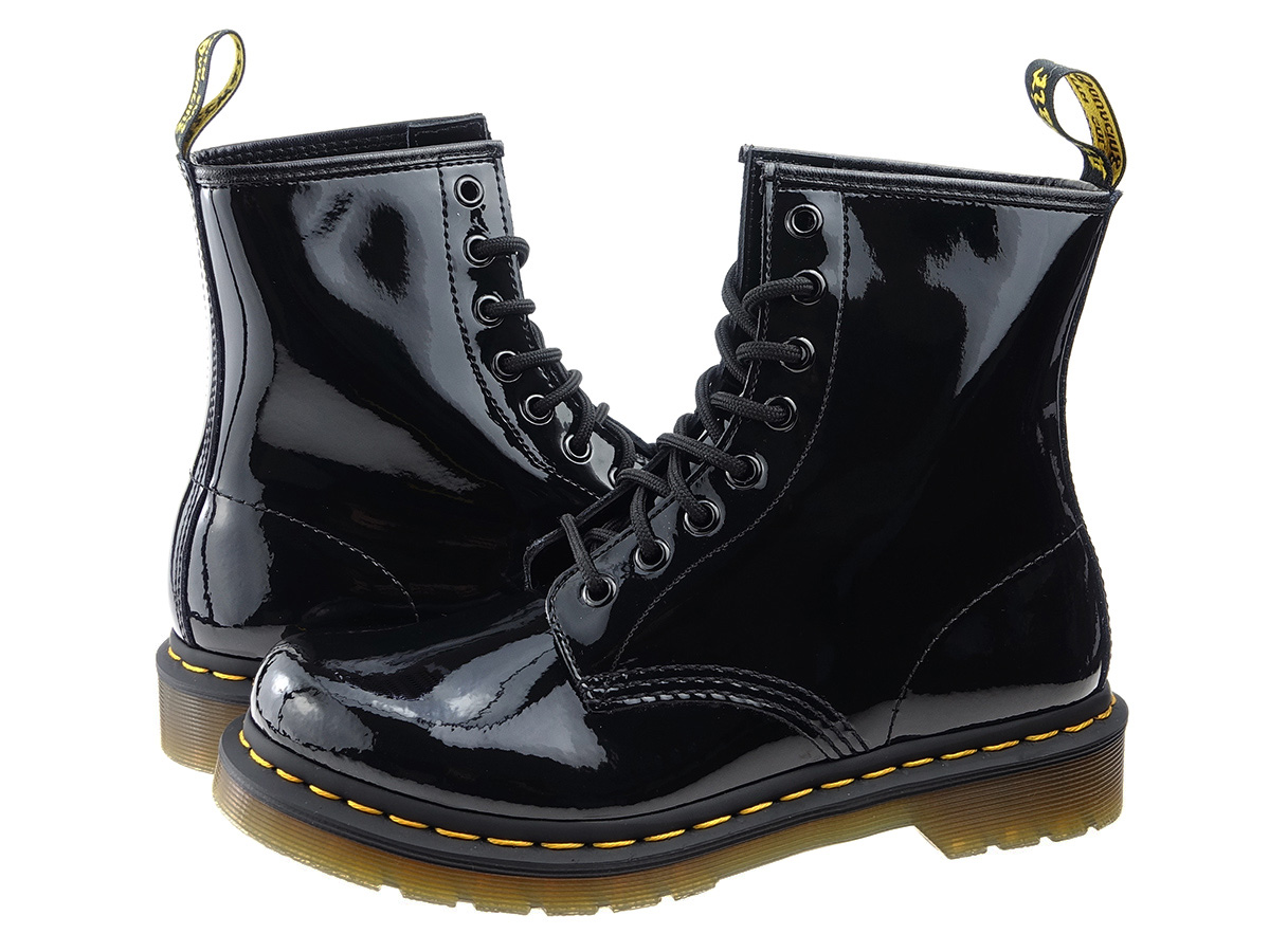 Glany Dr. Martens 1460W Black Patent Lamper butshop.pl