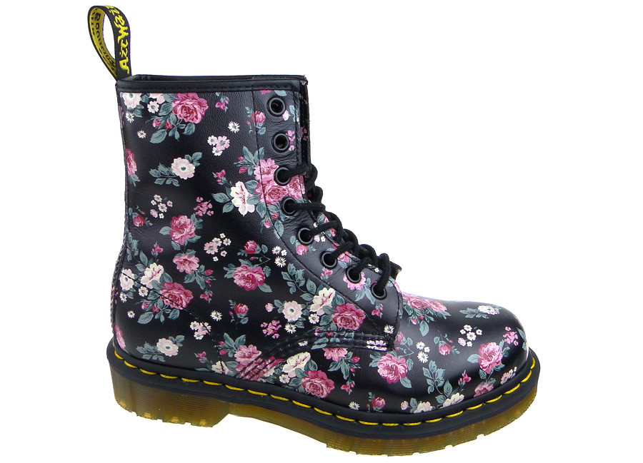 Doc martens basse clearance rose